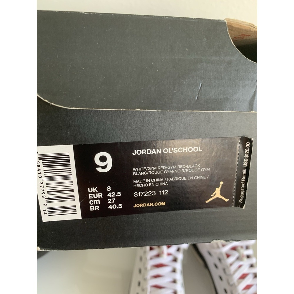Size 9 - Jordan Ol' School White - Picture 2 of 15